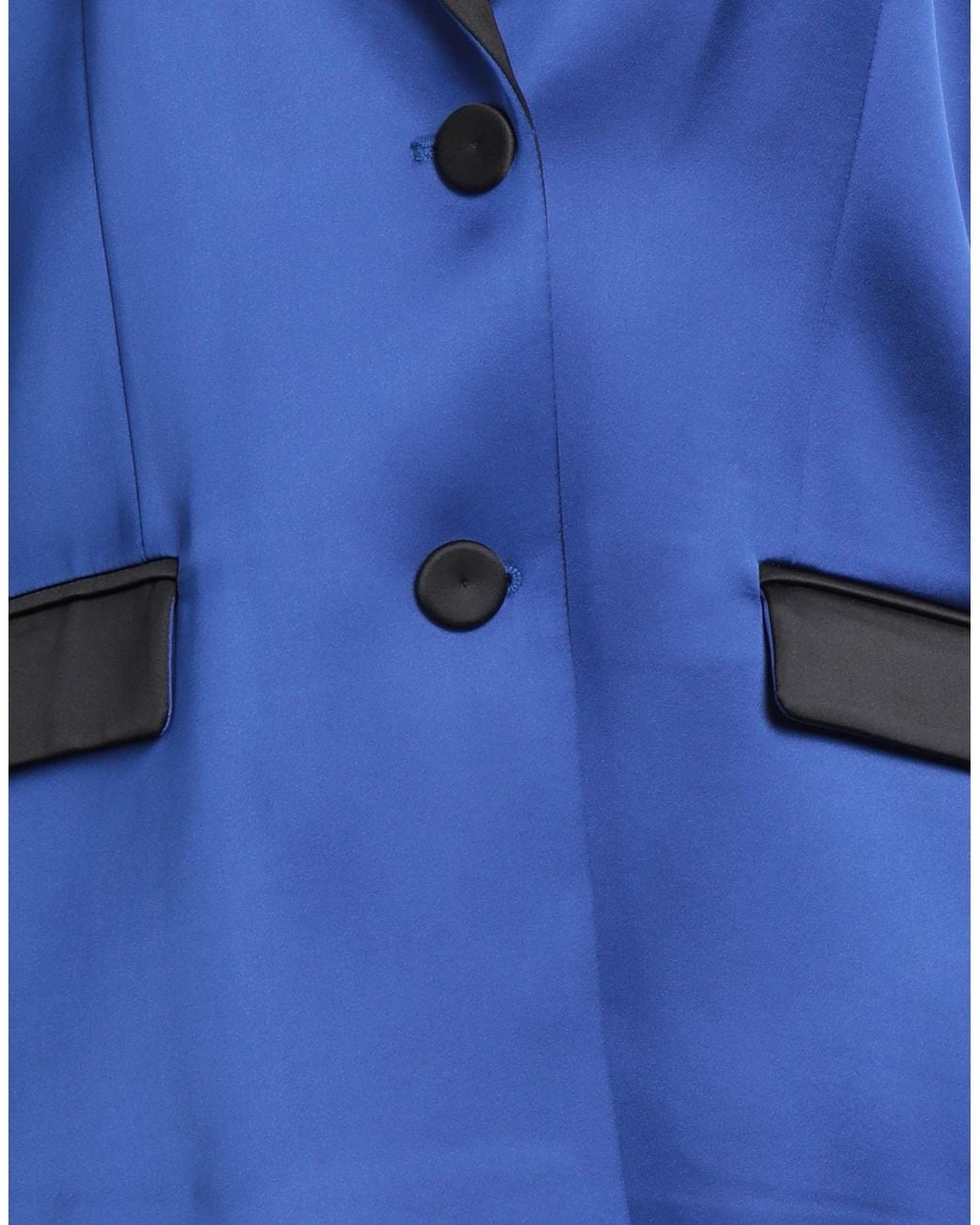 Gaelle Paris Blue Noir Blazer Polyester, Elastane