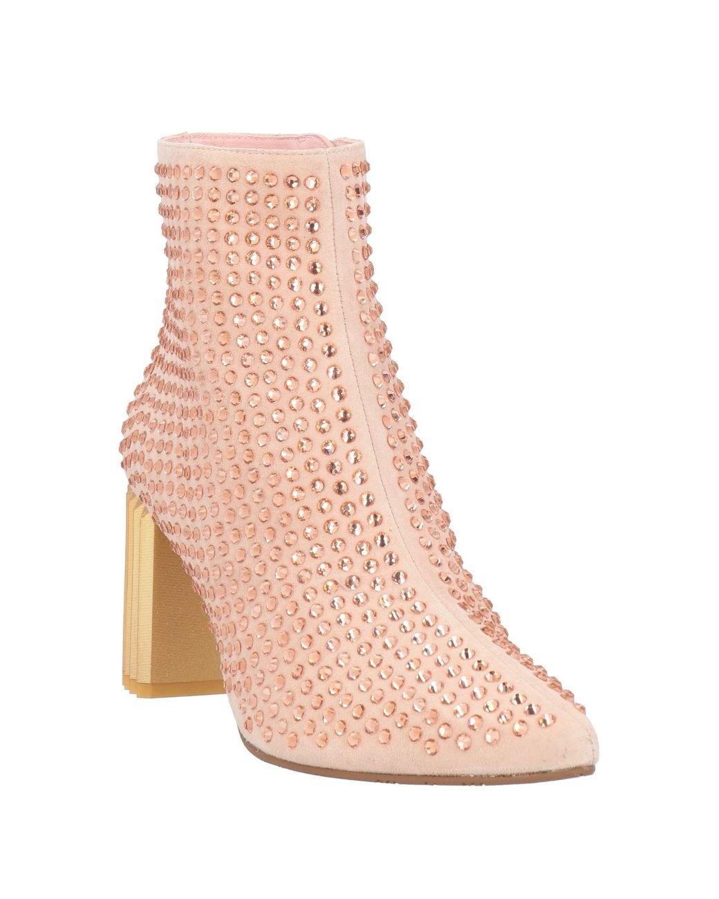 Ras Pink Ankle Boots