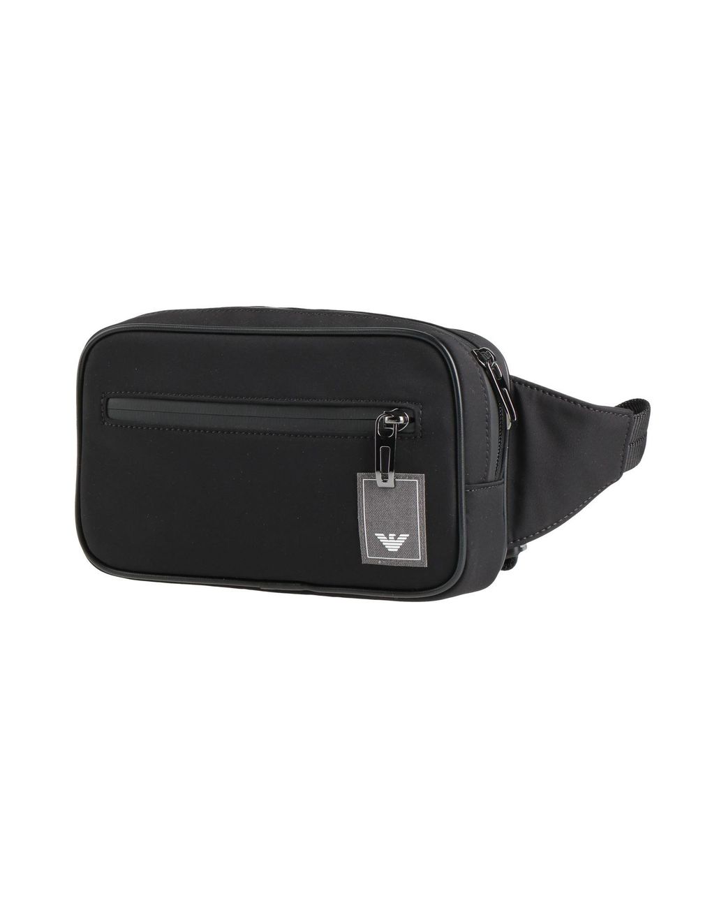 Emporio Armani Black Belt Bag for men