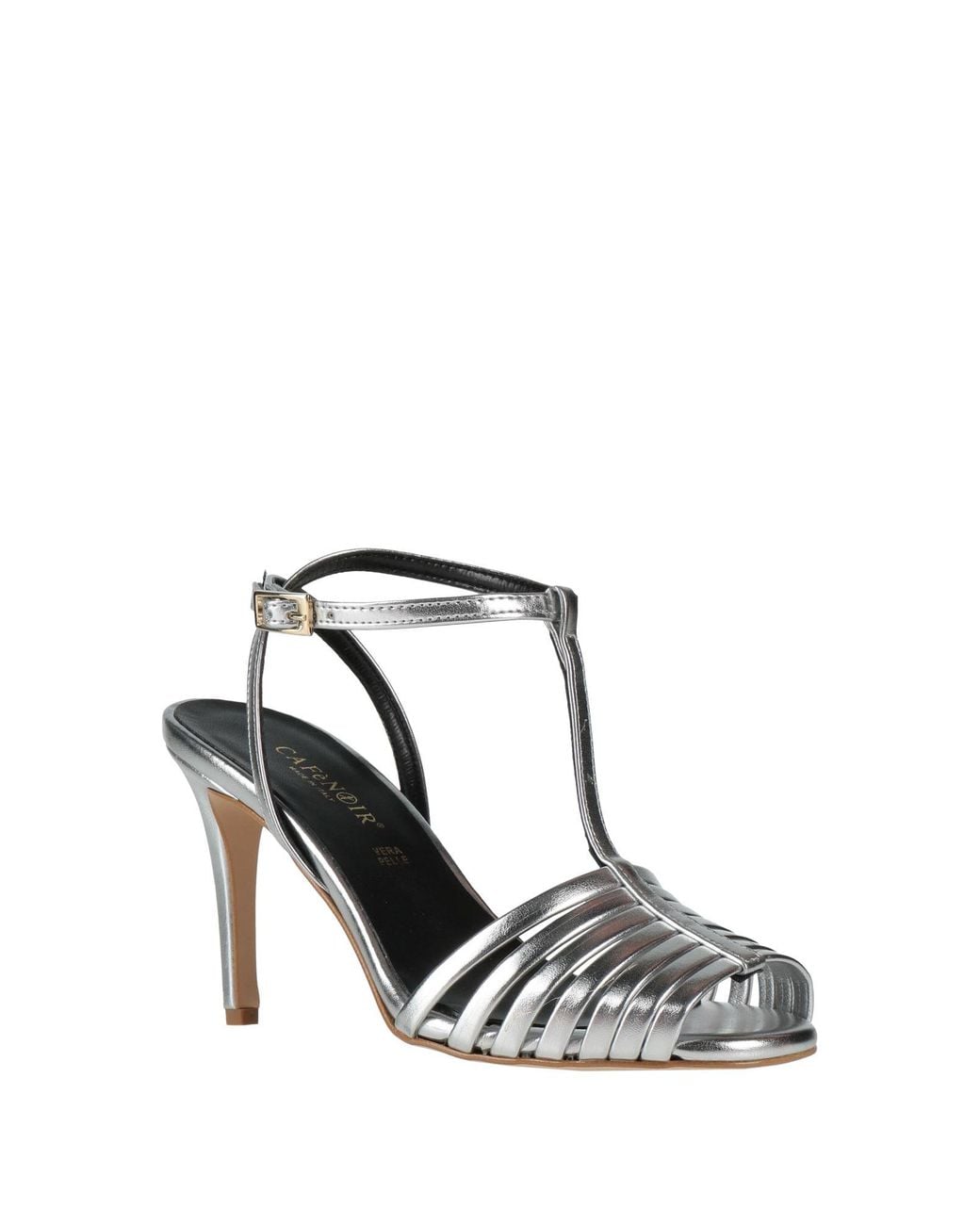 CafeNoir White Sandals Textile Fibers