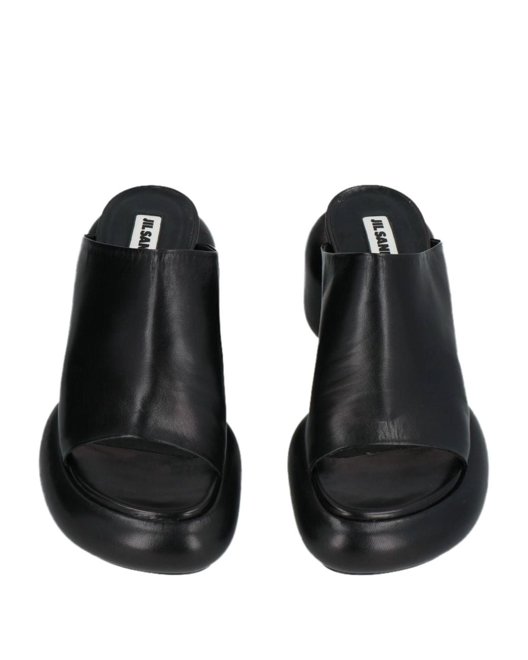 Jil Sander Black Sandals Leather