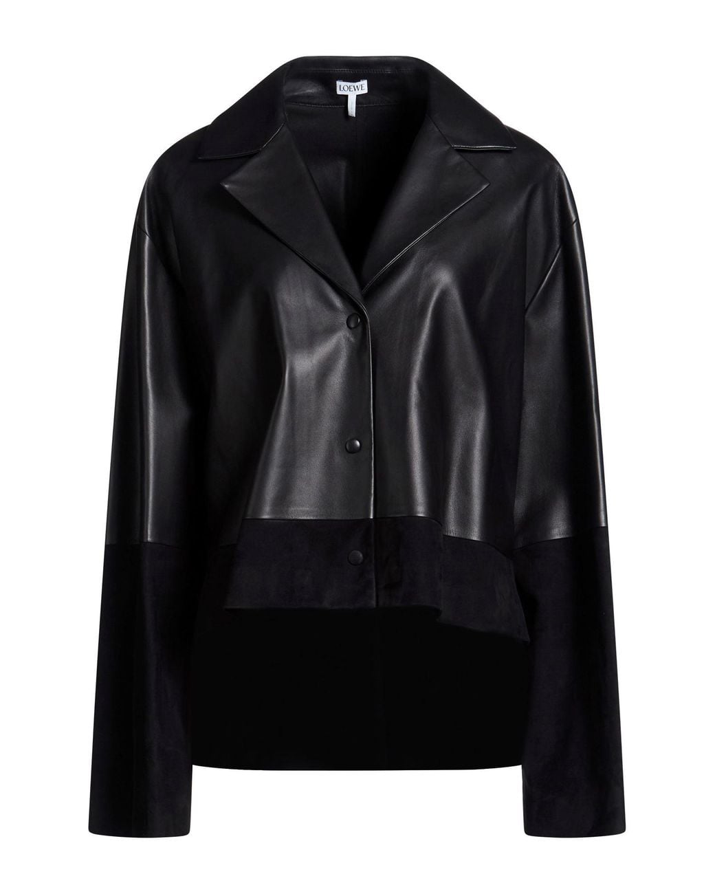 Loewe Black Jacket Lambskin, Goat Skin
