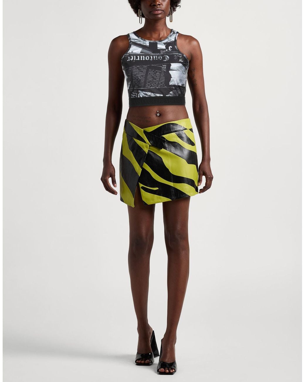 Versace Jeans Couture Gray Tops