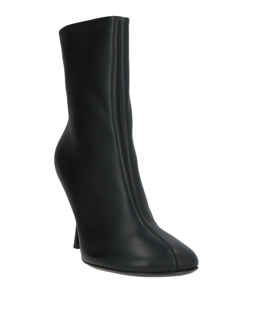 3Juin Black Ankle Boots Leather
