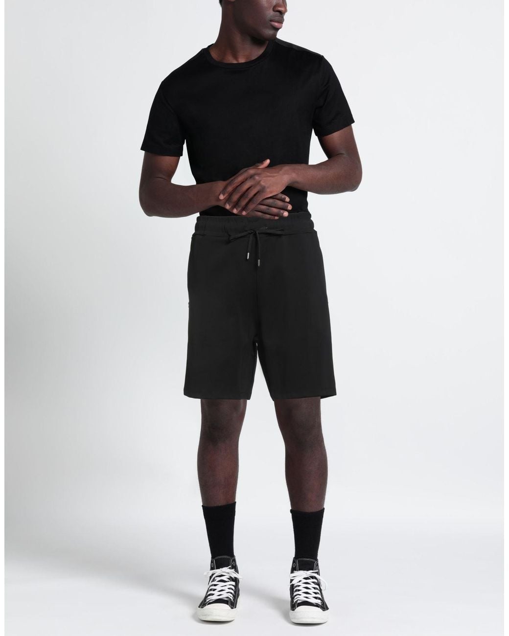 Costumein Black Shorts & Bermuda Shorts Polyamide, Elastane for men
