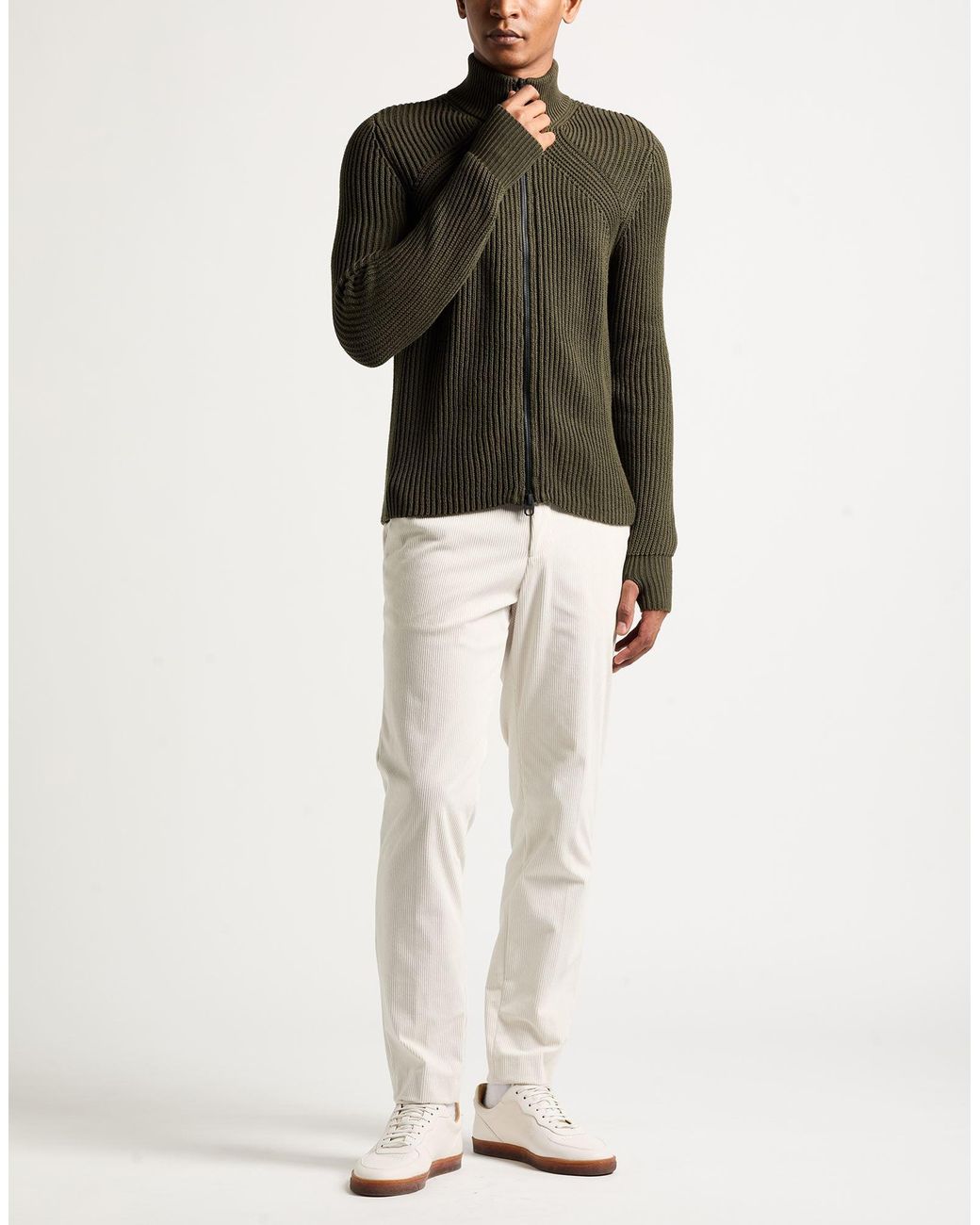 JG1 Green Cardigan for men