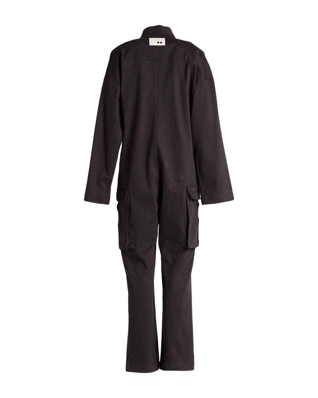 THE M.. Black Jumpsuit Cotton, Elastane