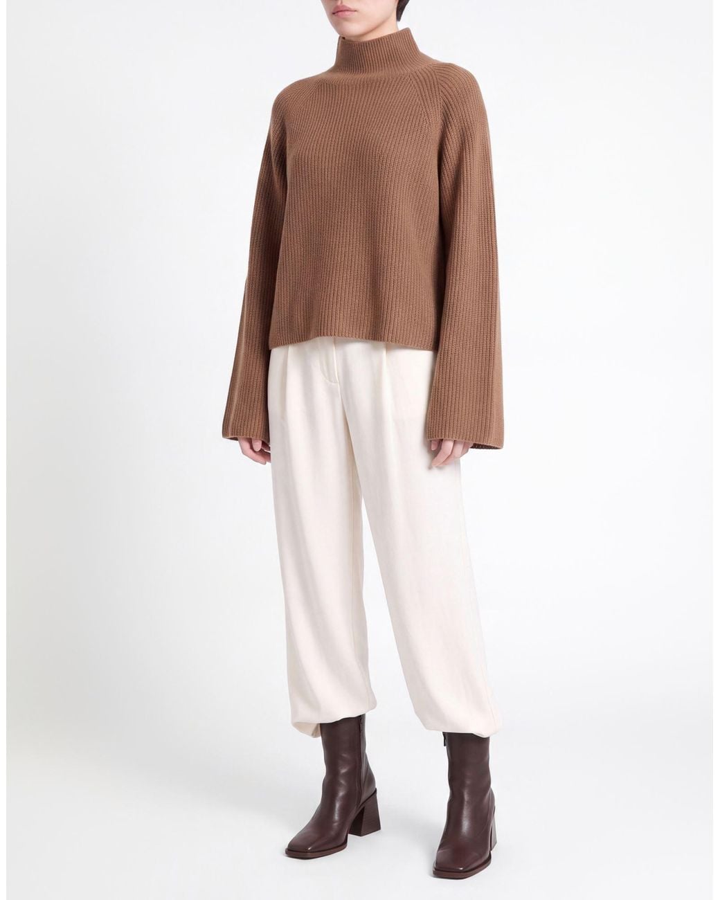 Jucca Brown Turtleneck Virgin Wool