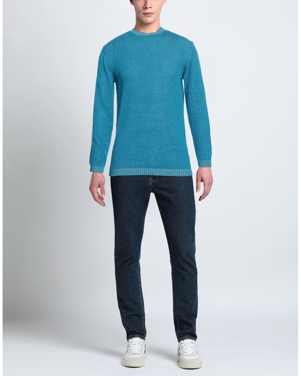 Daniele Fiesoli Blue Jumper for men