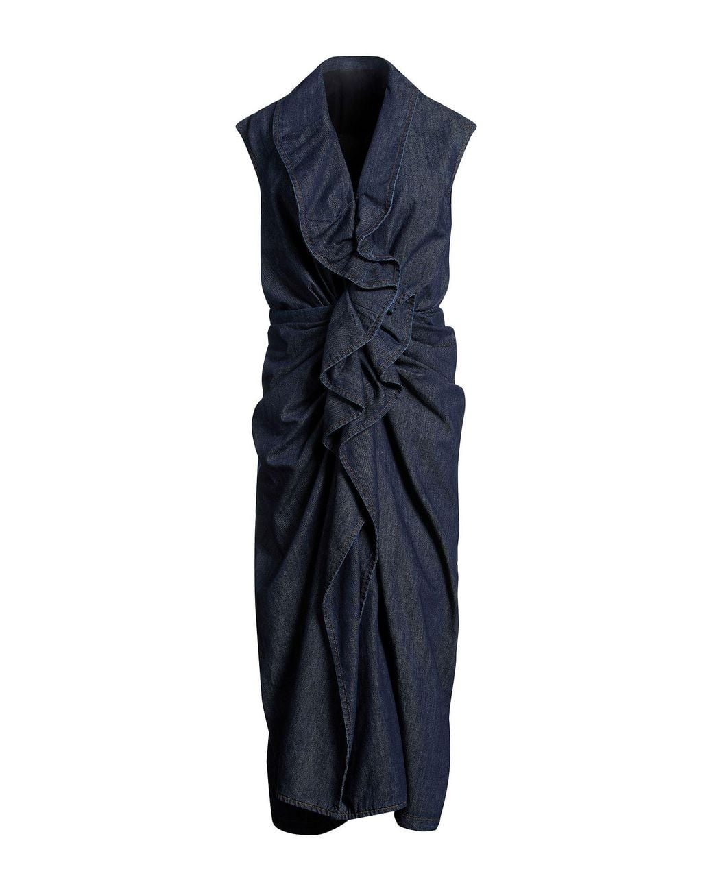 Dries Van Noten Blue Maxi Dress