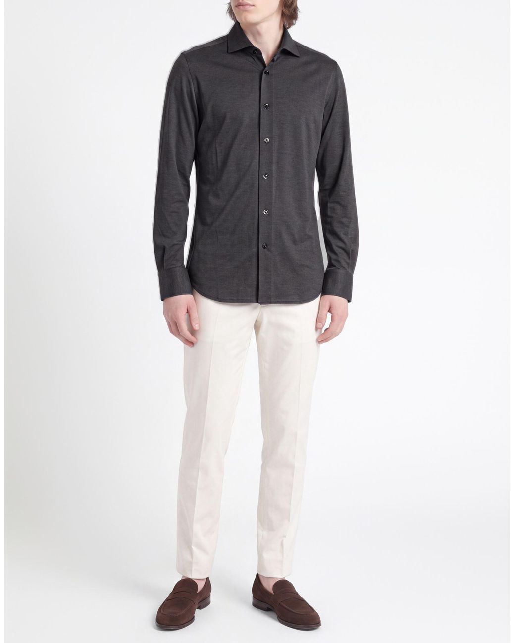 Mazzarelli Black Shirt for men
