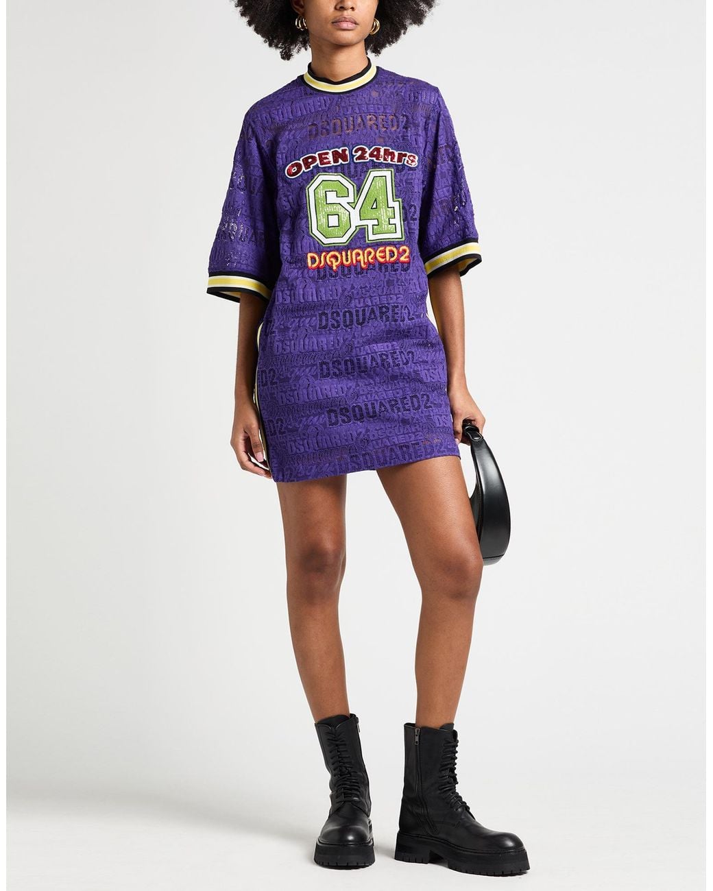 DSquared² Blue Mini Dresses