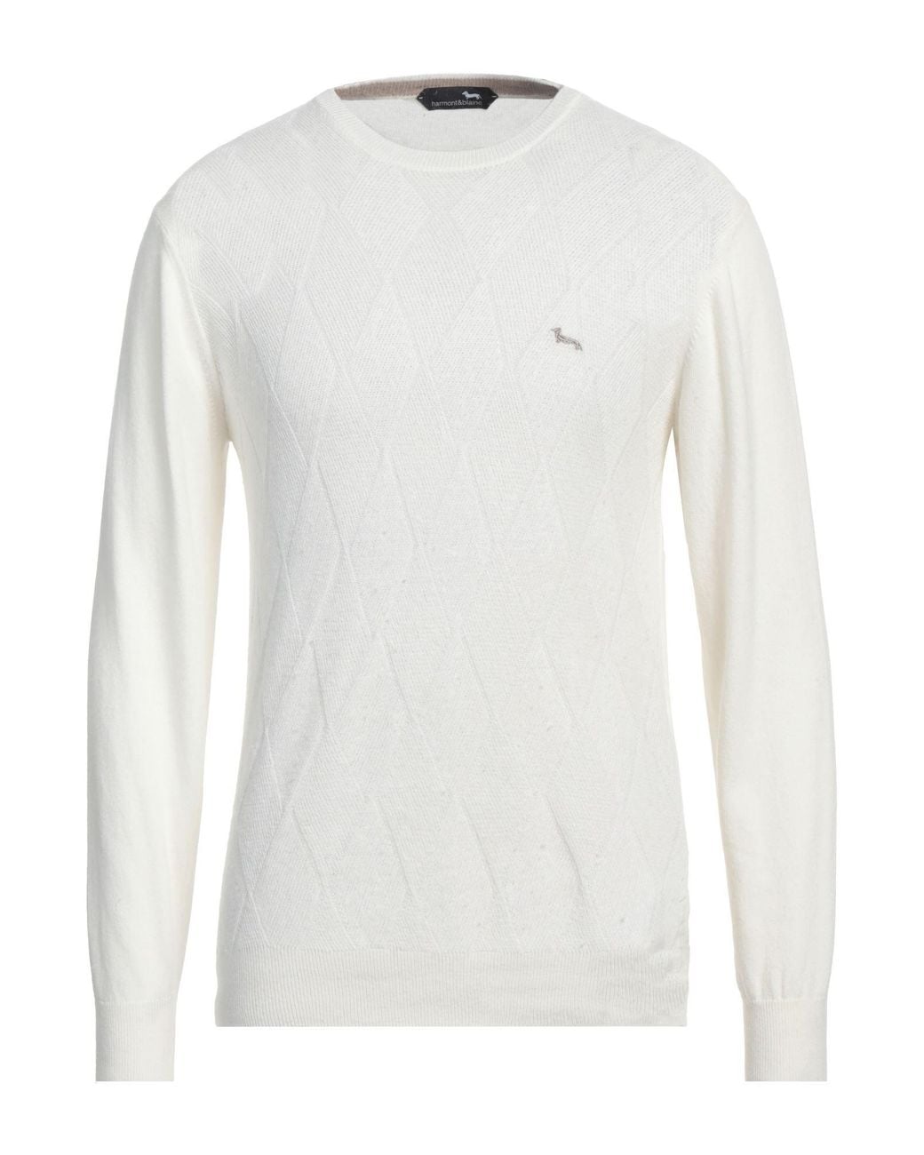 Harmont & Blaine White Sweater Viscose, Polyamide, Cotton, Wool for men