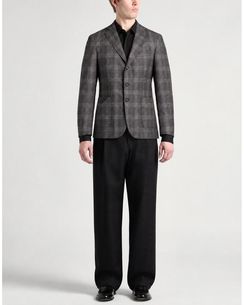 Barba Napoli Black Blazer for men