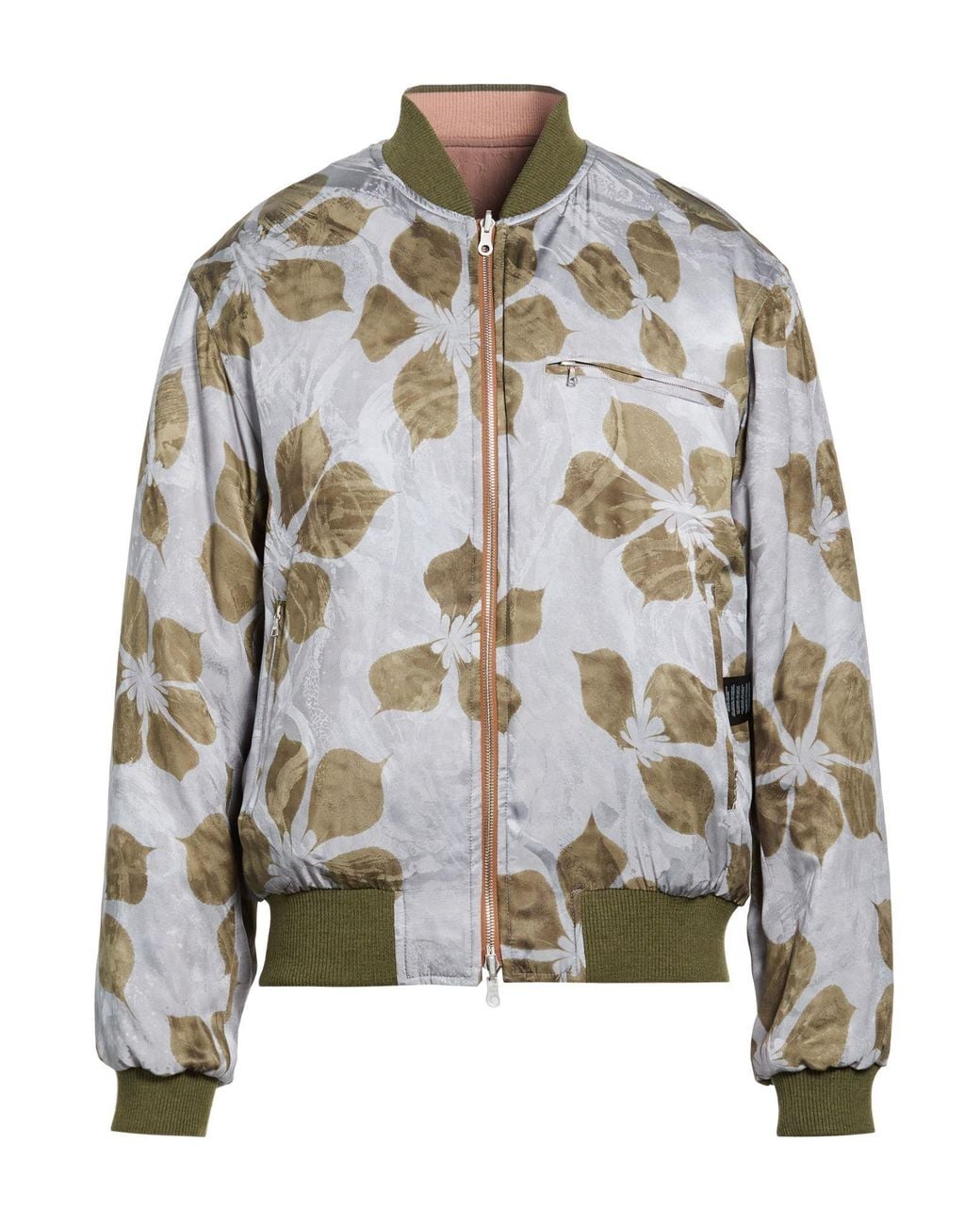 Dries Van Noten Gray Military Jacket Viscose, Acetate for men