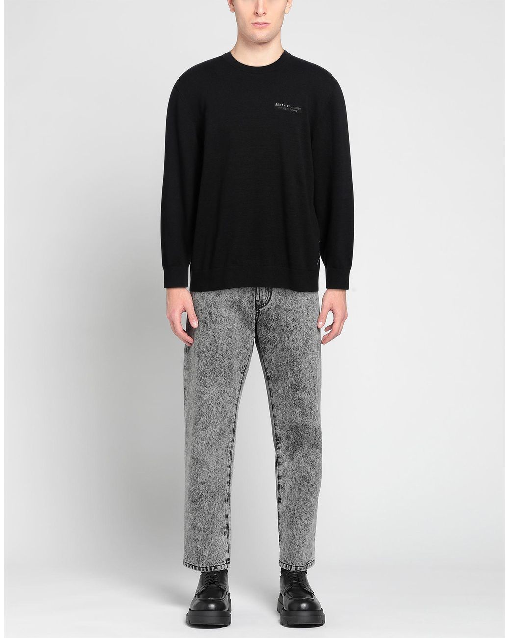 ARMANI EXCHANGE Black Jumper for men