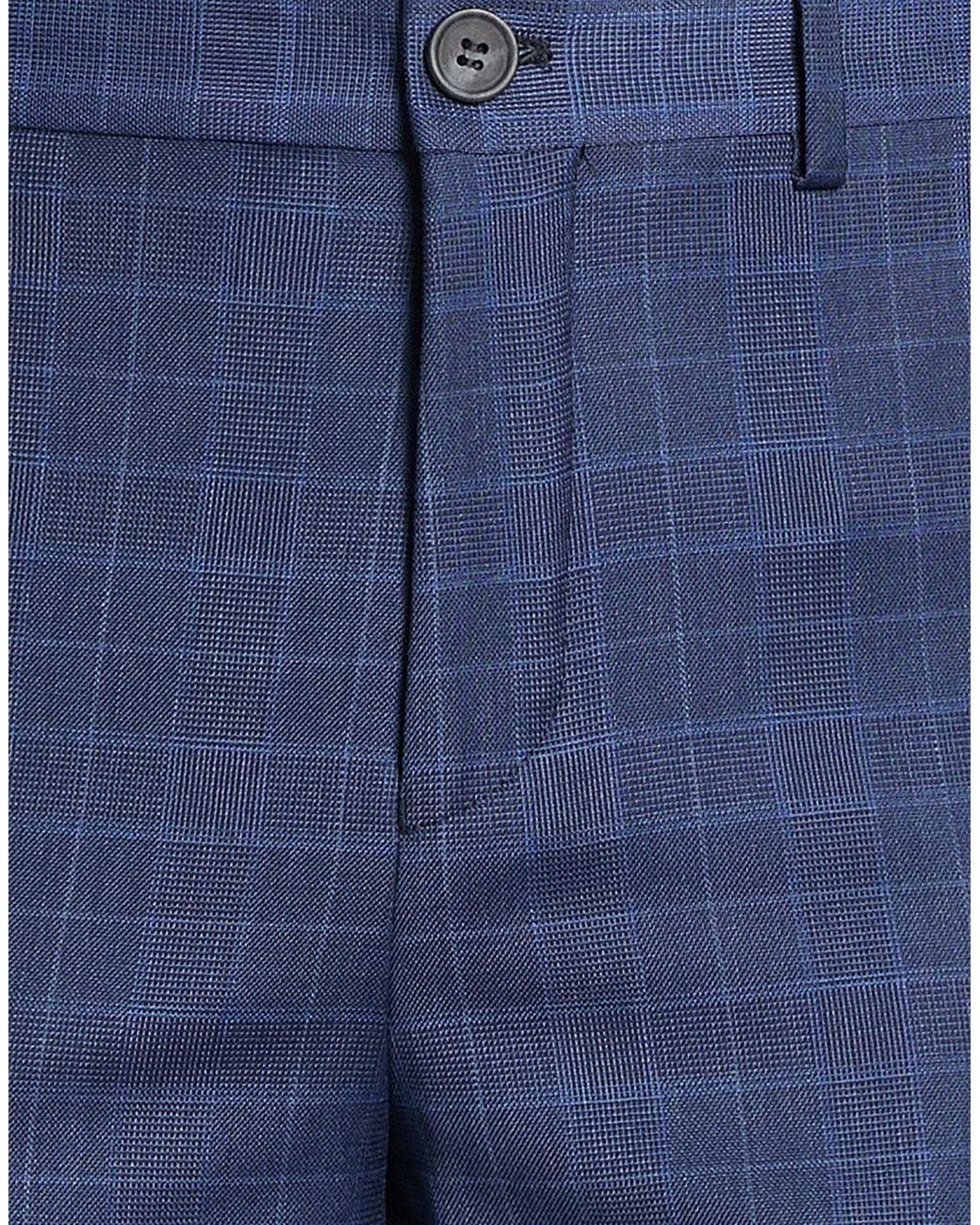 SELECTED Blue Pants Recycled Polyester, Wool, Viscose, Elastane for men