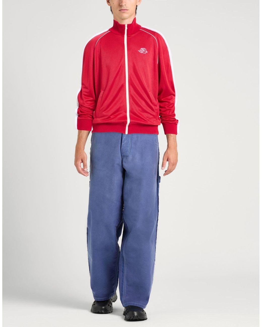 Fiorucci Red Sweatshirt Polyester, Cotton for men