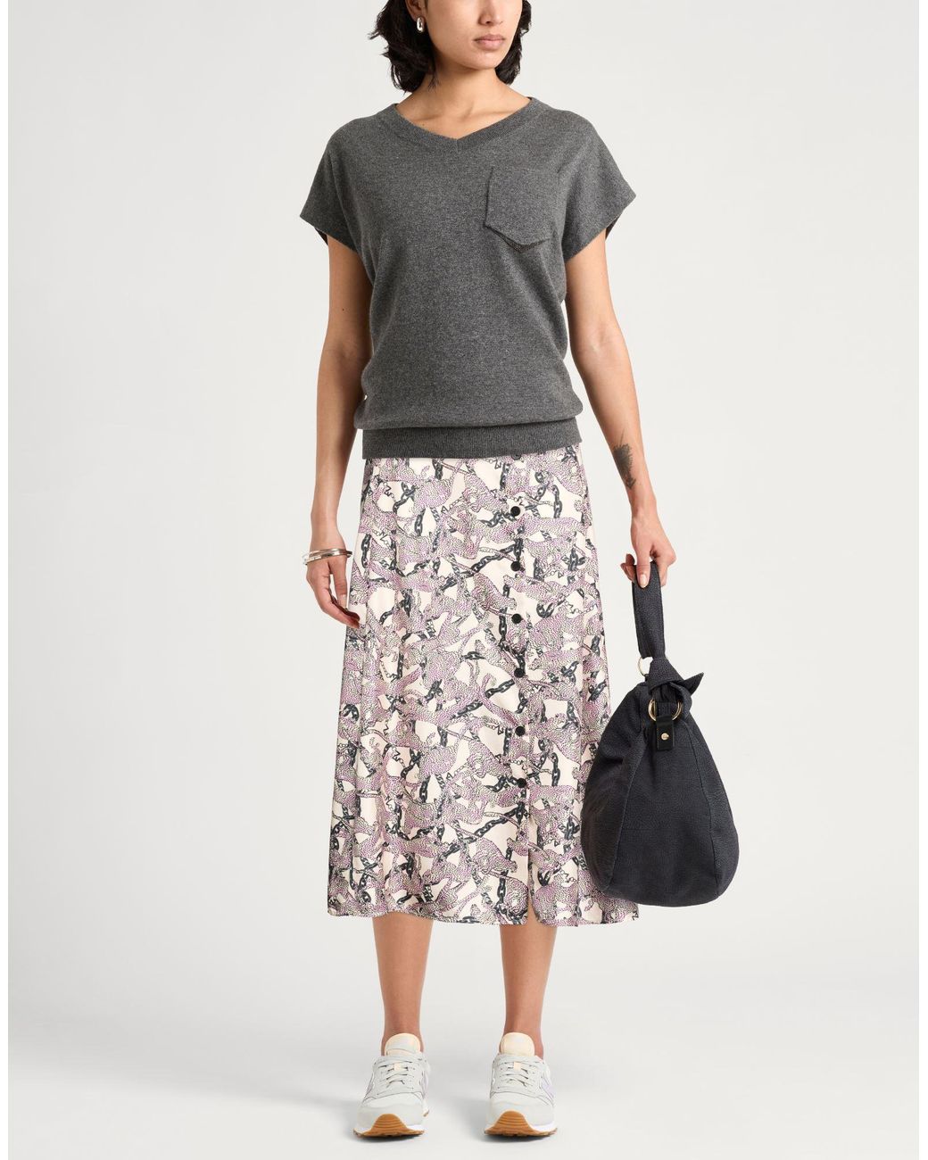 Zadig & Voltaire White Midi Skirt