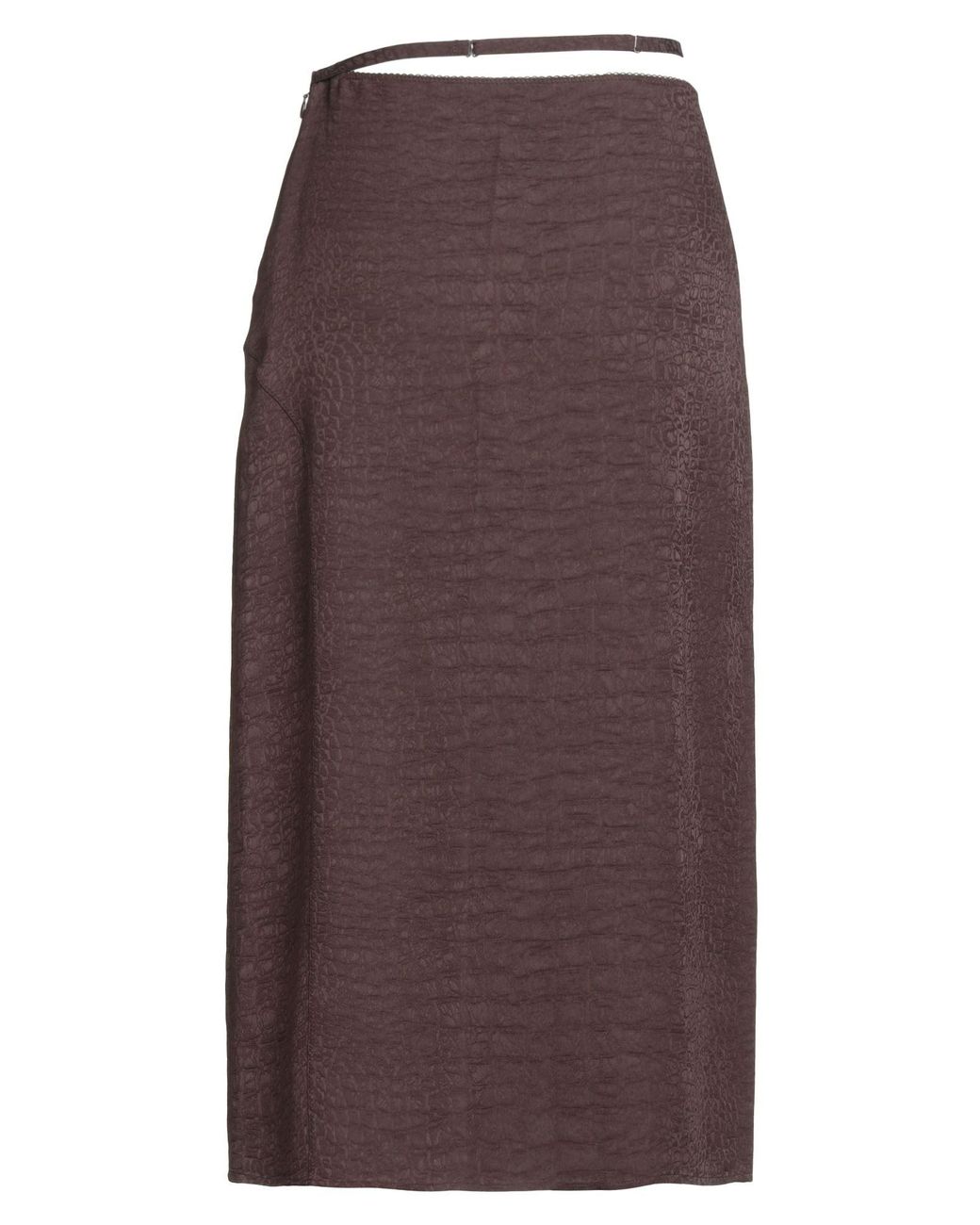 Jacquemus Brown Midi Skirt