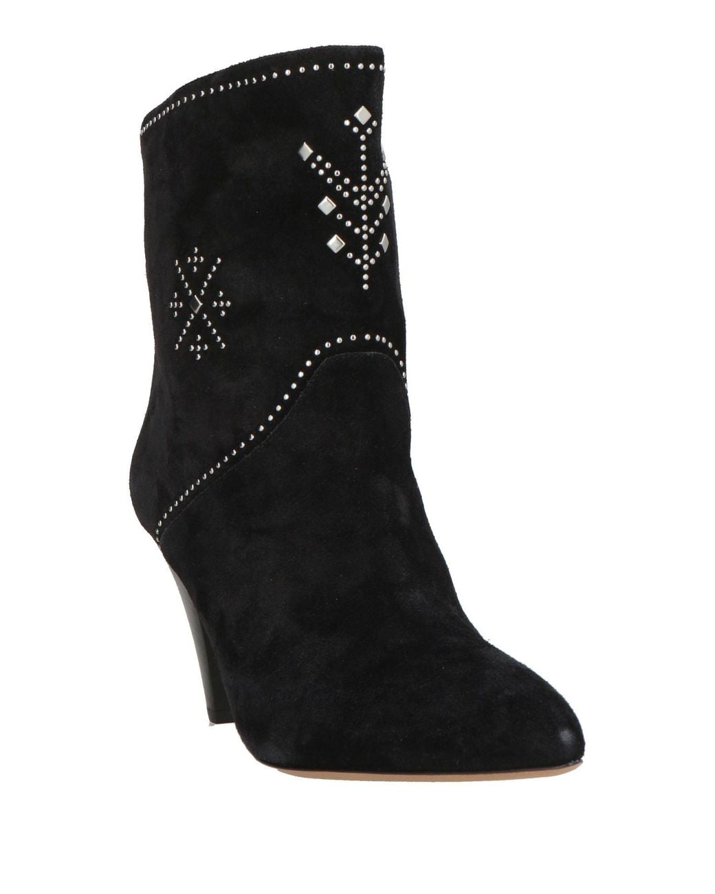 Isabel Marant Black Ankle Boots Calfskin