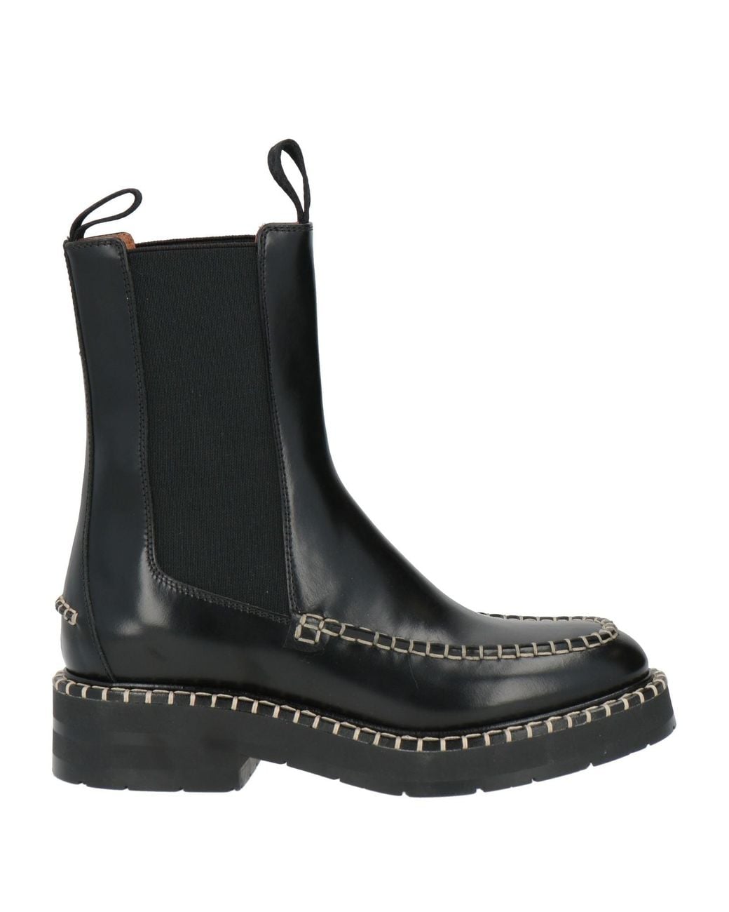 Chloé Black Ankle Boots Leather