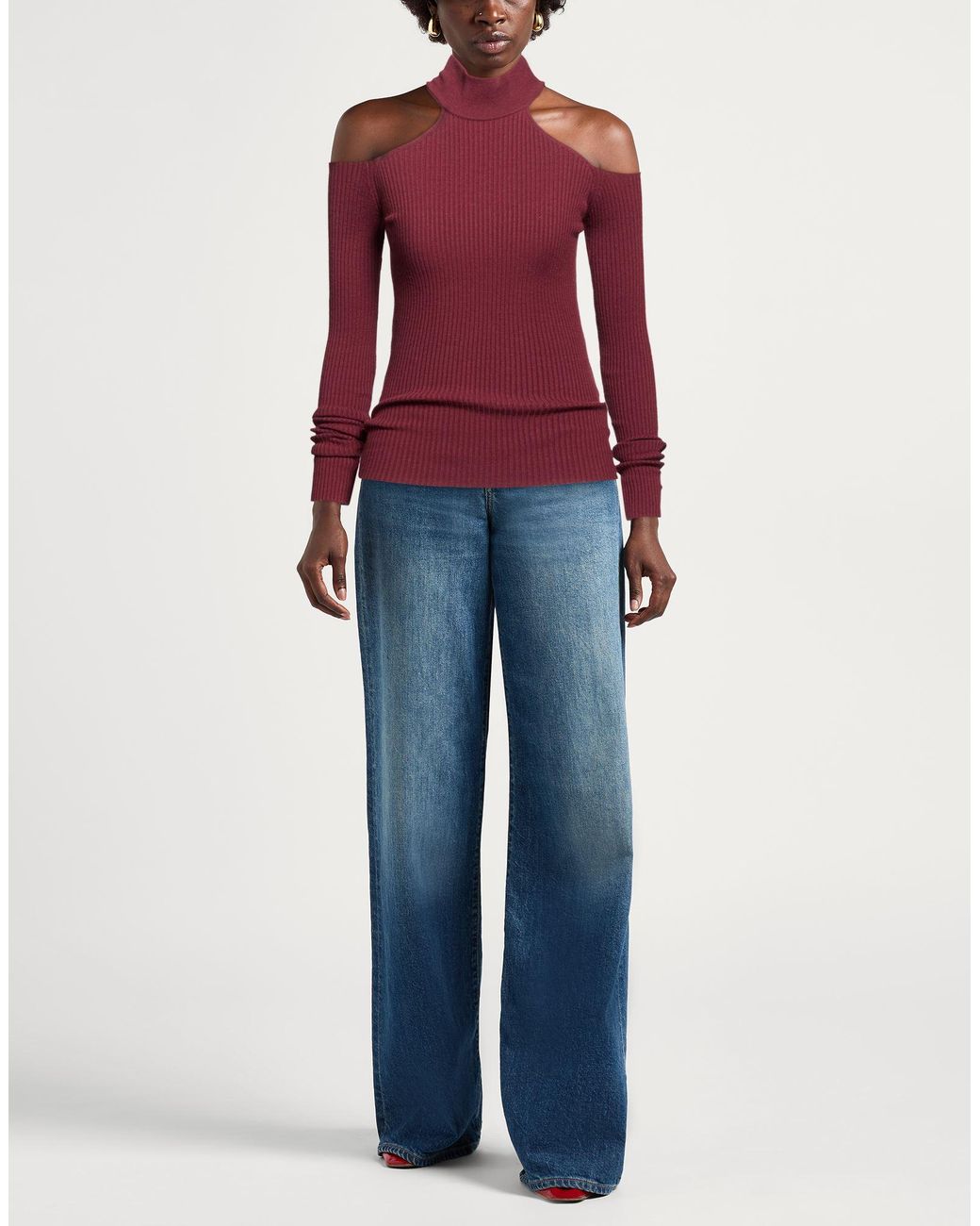 Aniye By Red Turtleneck Polyamide, Acrylic, Wool, Polyester