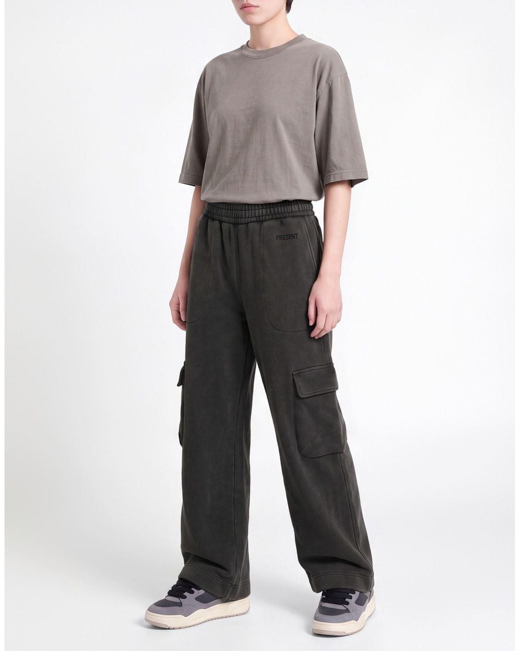Represent Black Charcoal Pants Cotton