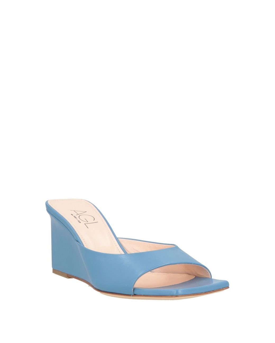 Agl Attilio Giusti Leombruni Blue Sandals Leather