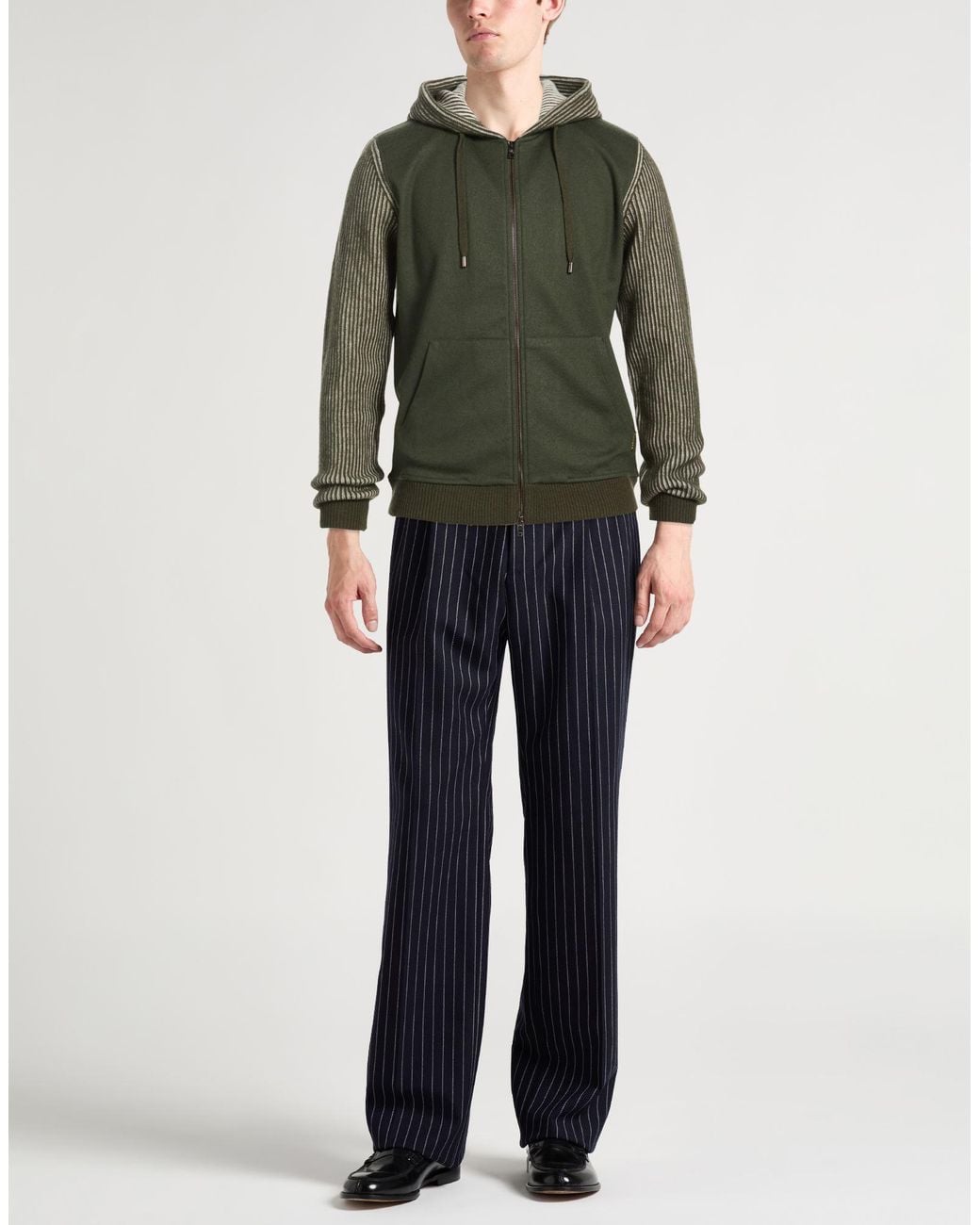 Moorer Green Sweatshirt for men