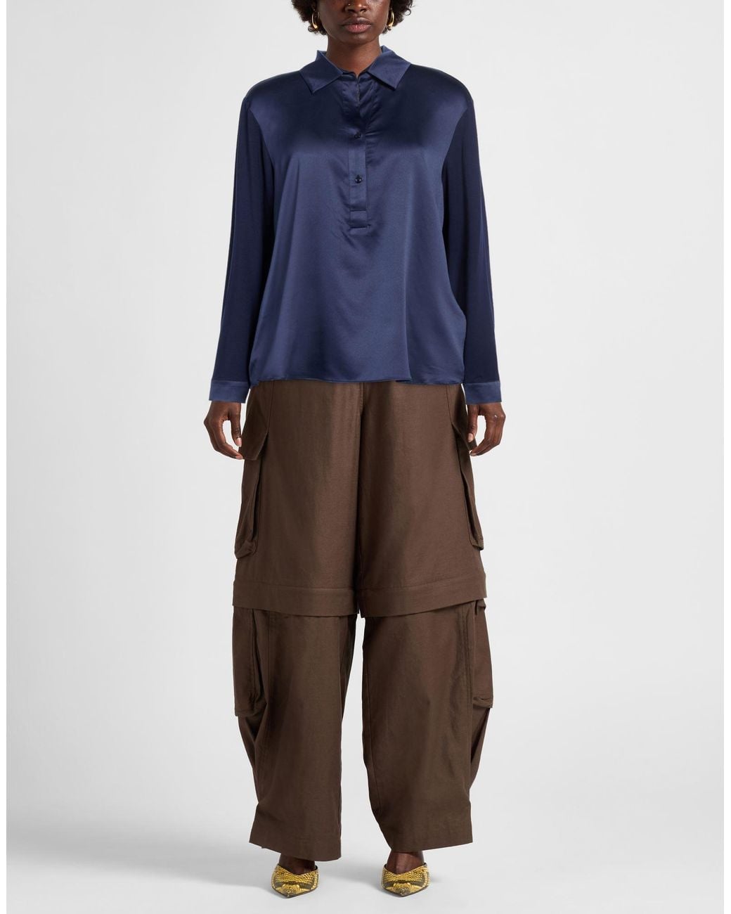 Elena Miro Blue Midnight Top Viscose, Elastane