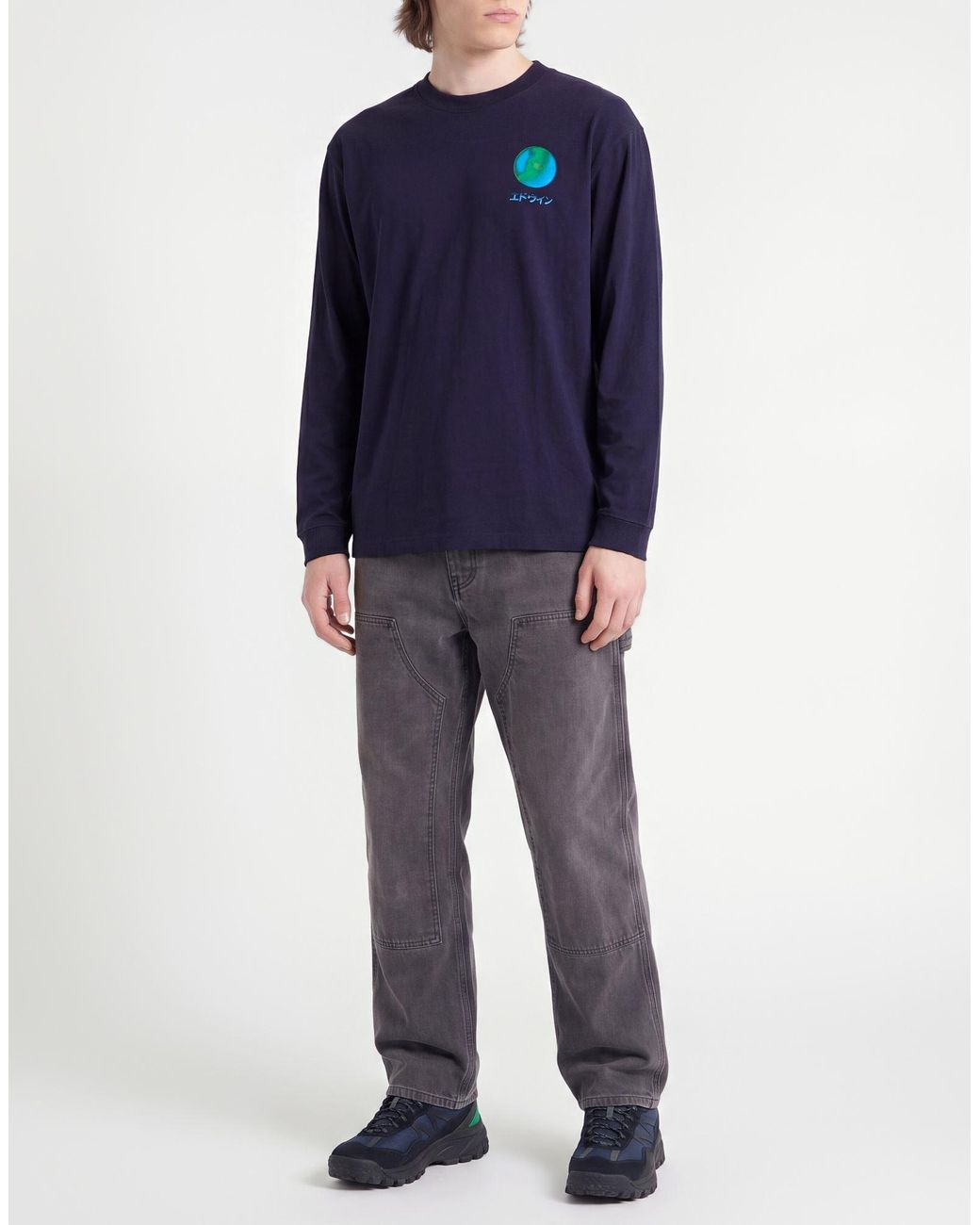 Edwin Blue T-Shirt for men