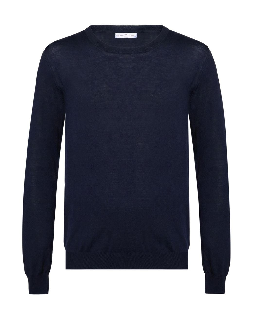 Daniele Alessandrini Blue Sweater Merino Wool for men
