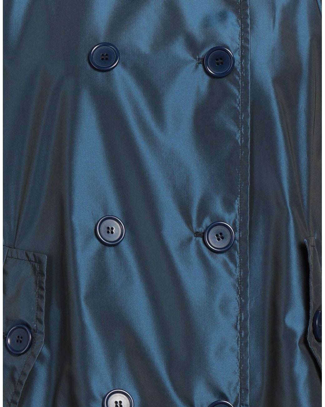 Bardot Blue Overcoat & Trench Coat Polyester