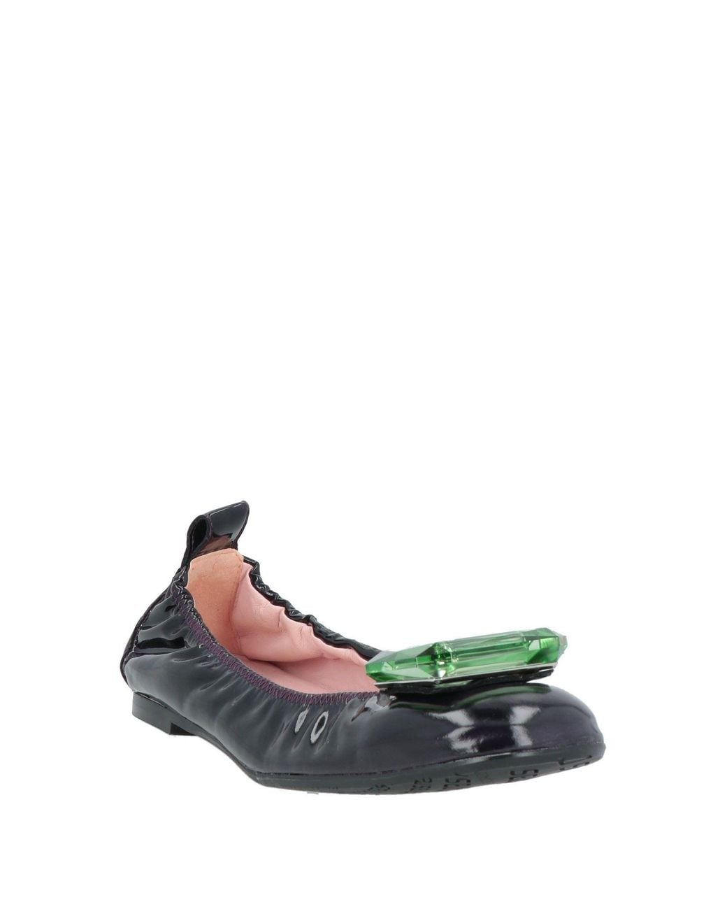 Ras Purple Ballet Flats Textile Fibers