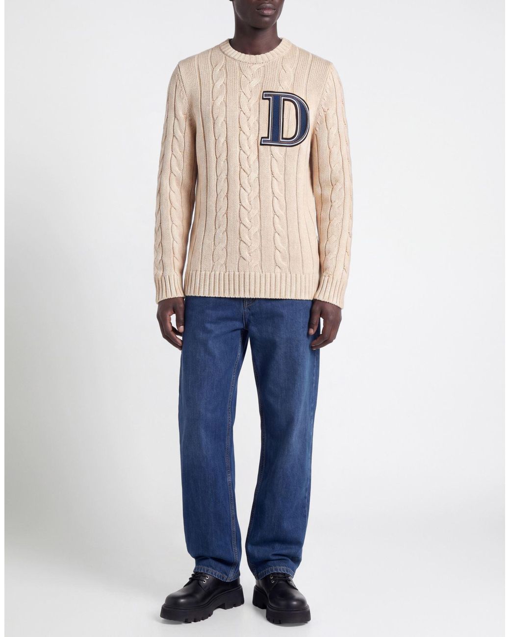 Pullover di Dondup in Natural da Uomo