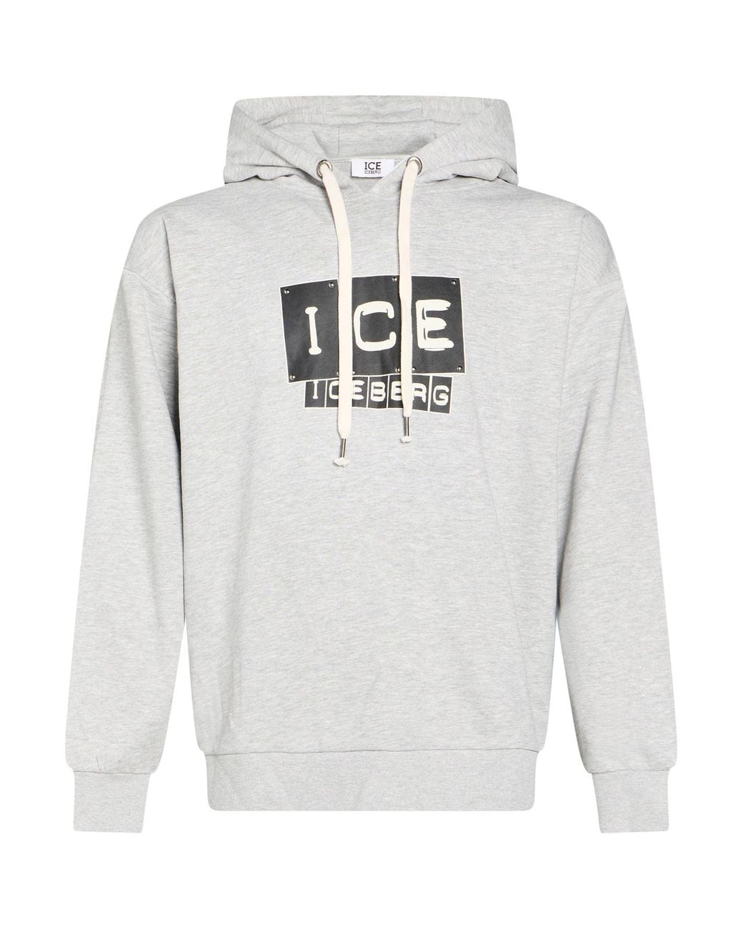 Ice Iceberg Gray Light Sweatshirt Cotton, Polyester, Viscose for men