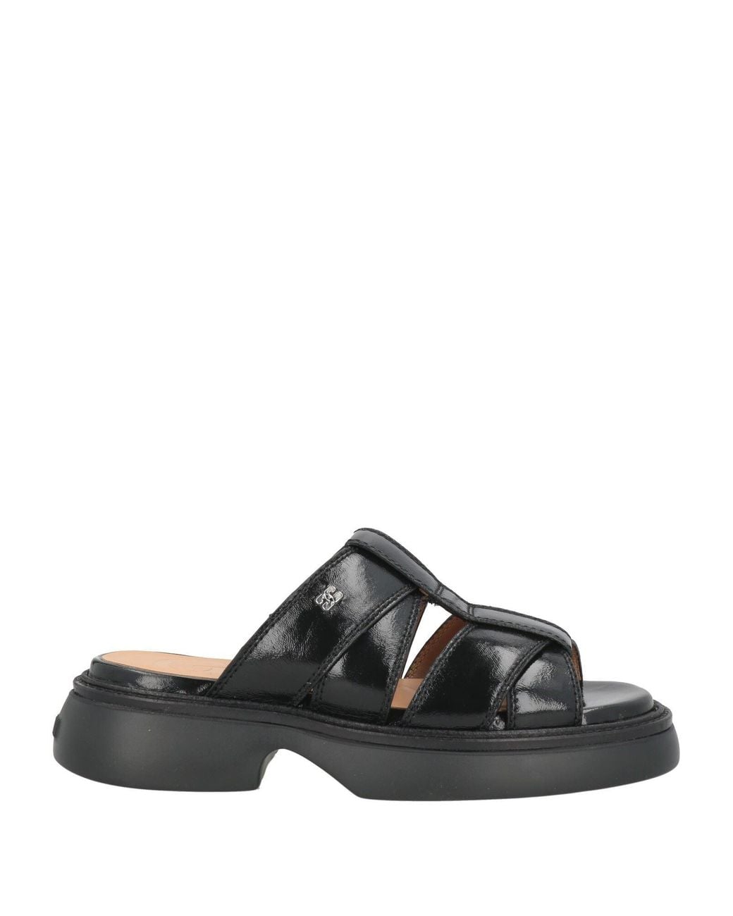 Ganni Black Sandals Leather