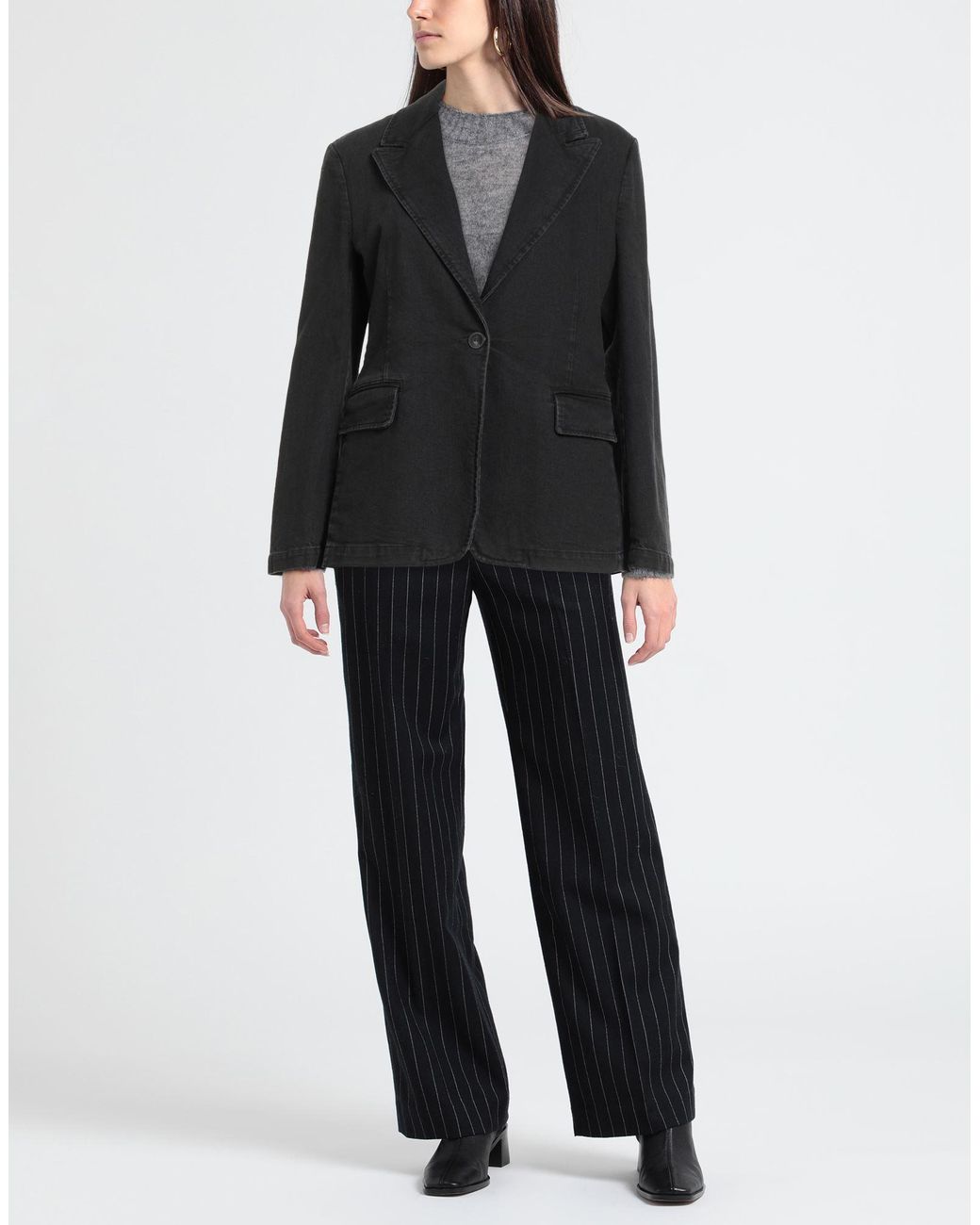 19.70 Nineteen Seventy Black Blazer