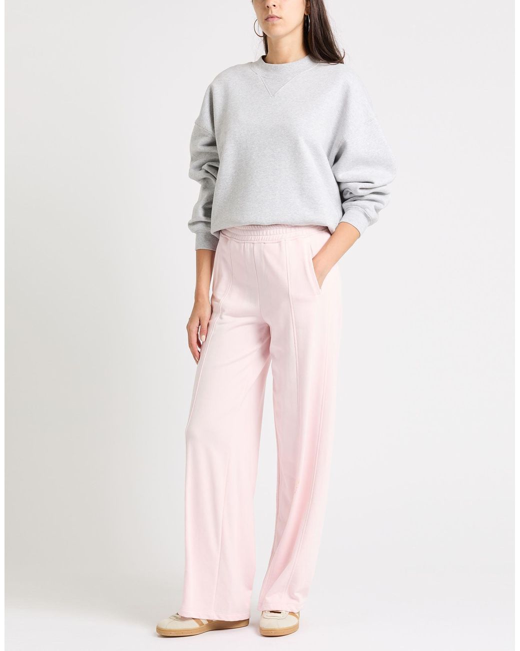Jijil Pink Pants Cotton, Polyester