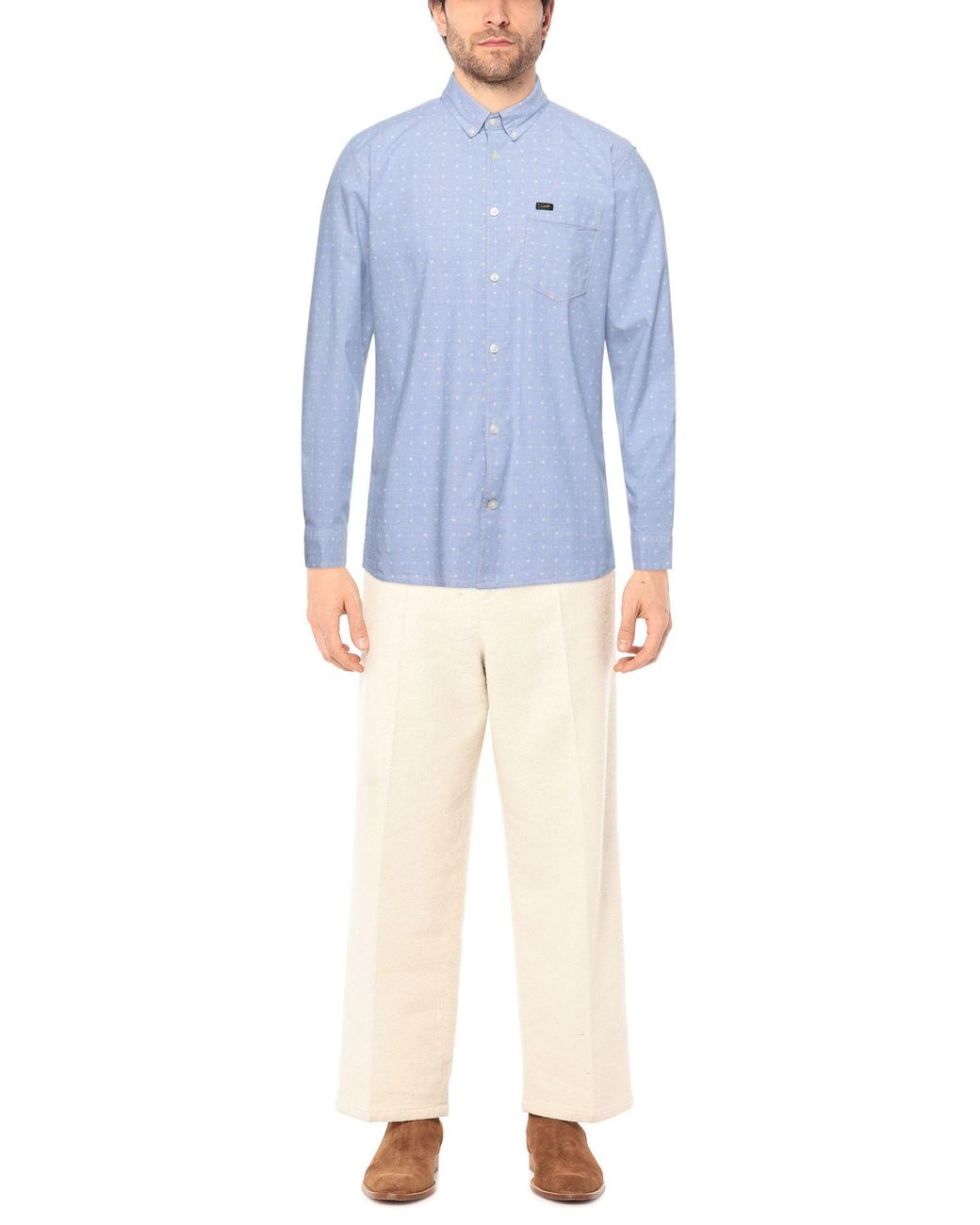 Lee Jeans Shirt in Sky Blue (Blue) for 