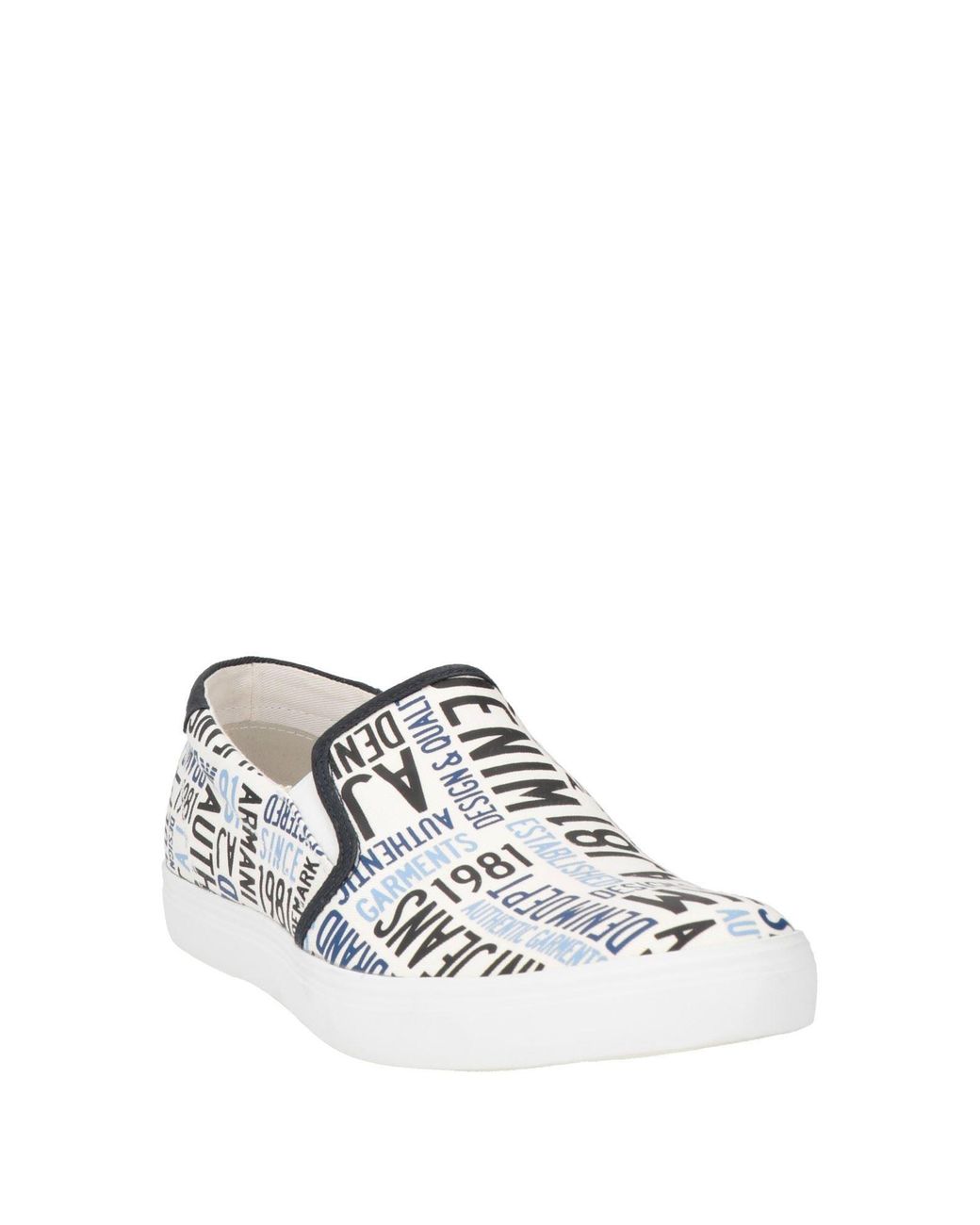 Armani Jeans White Trainers for men