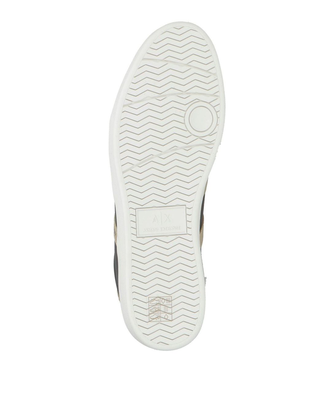 ARMANI EXCHANGE Black Sneakers Polyester, Polyurethane
