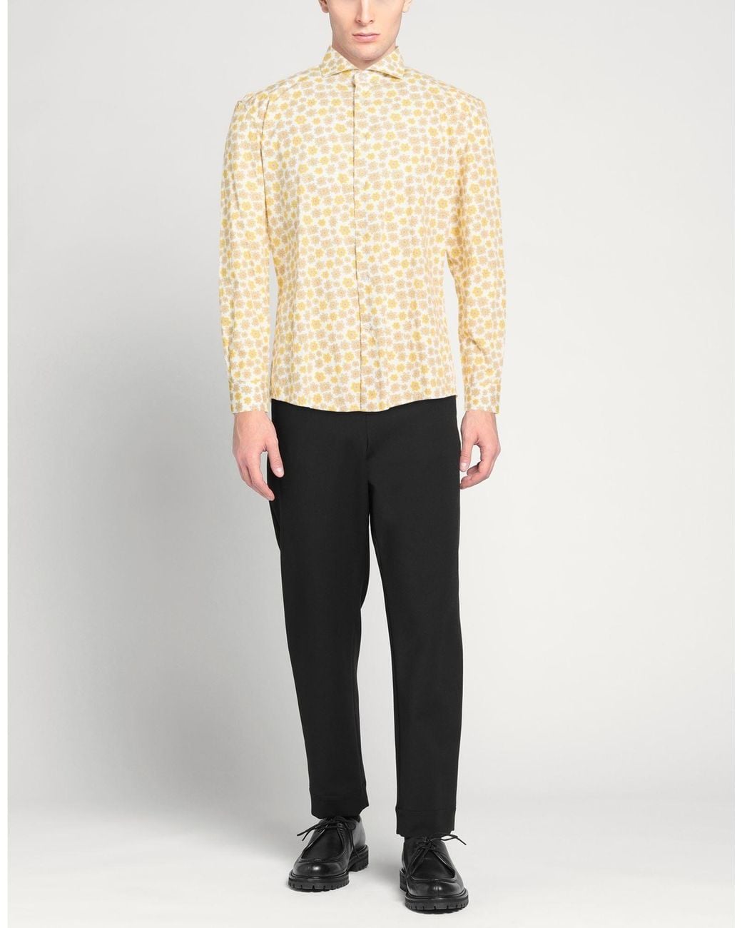 Daniele Alessandrini Natural Shirt Cotton for men