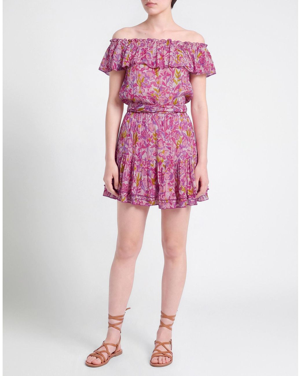 Poupette Pink Mini Dress Viscose