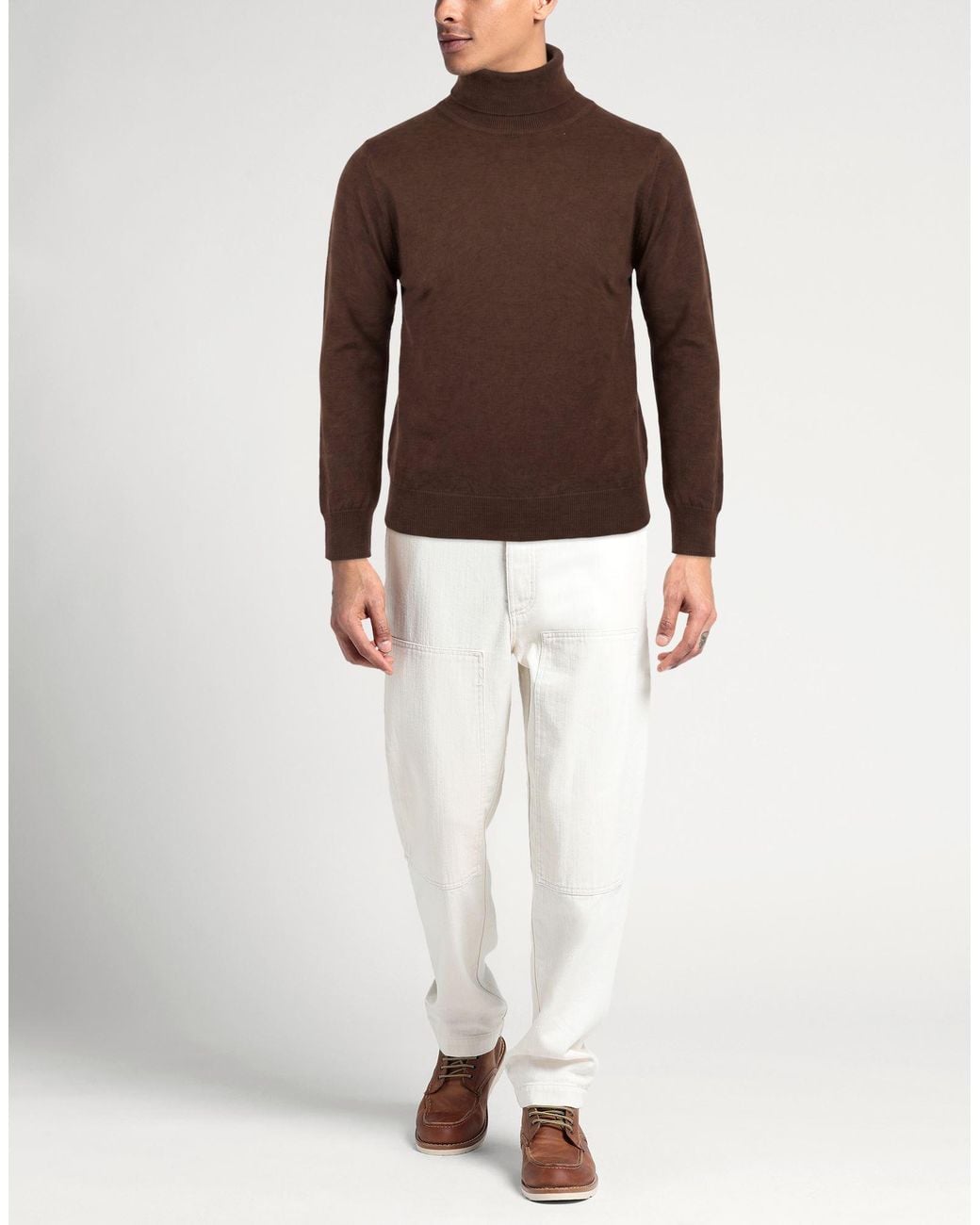 Col Roulé Heritage pour homme en coloris Brown