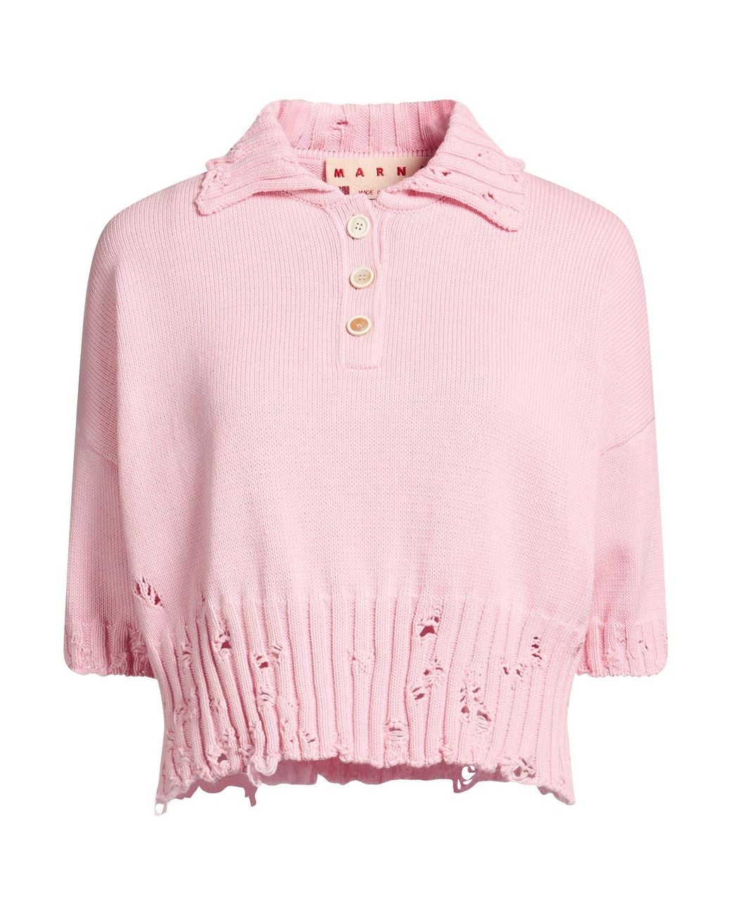Marni Pink Polo Shirt