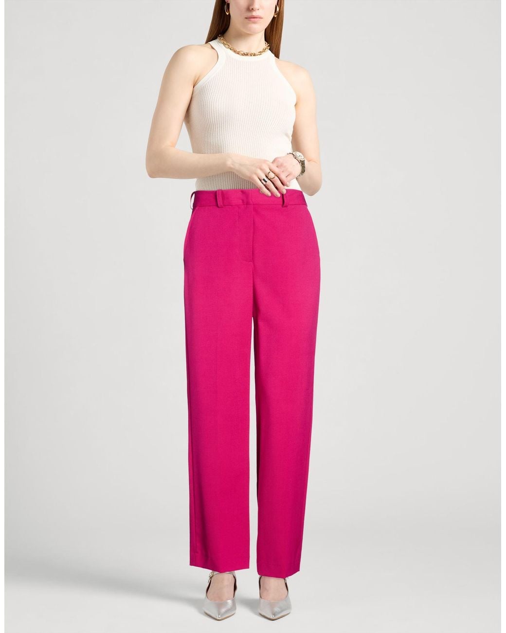 SEVENTY VENEZIA Pink Pants