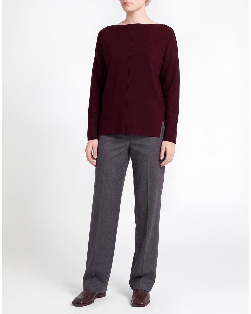 Pullover Alpha Studio de color Purple