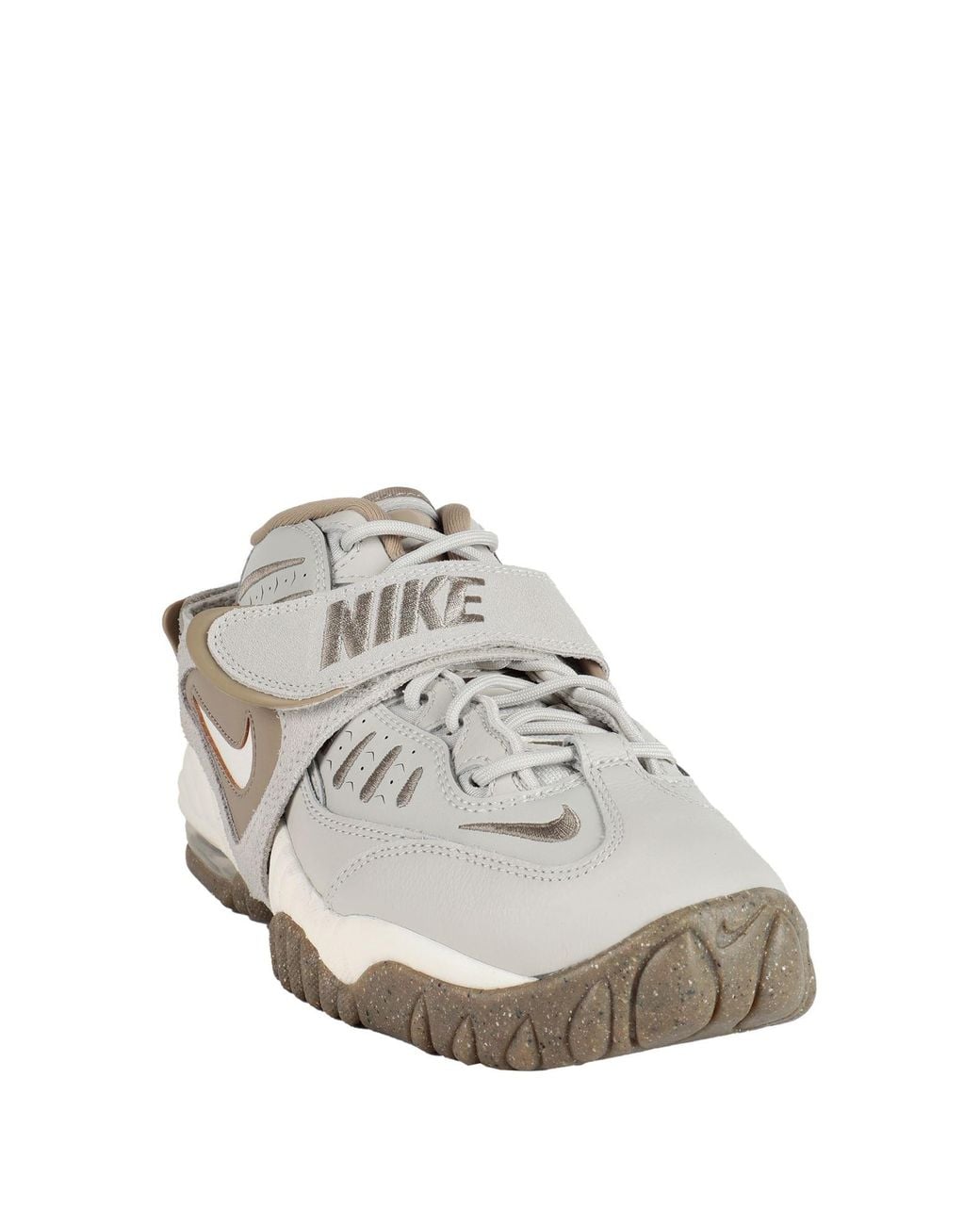 Nike White Sneakers Leather, Textile Fibers